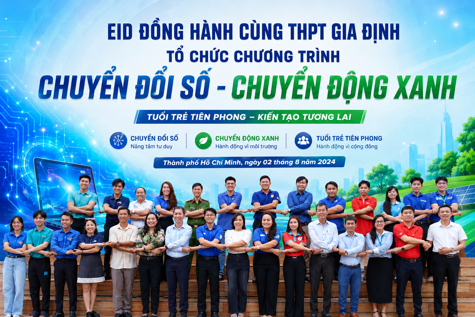 EID ĐỒNG HÀNH CÙNG CỤM THI ĐUA SỐ 6 – CHUYỂN ĐỔI SỐ, CHUYỂN ĐỘNG XANH
